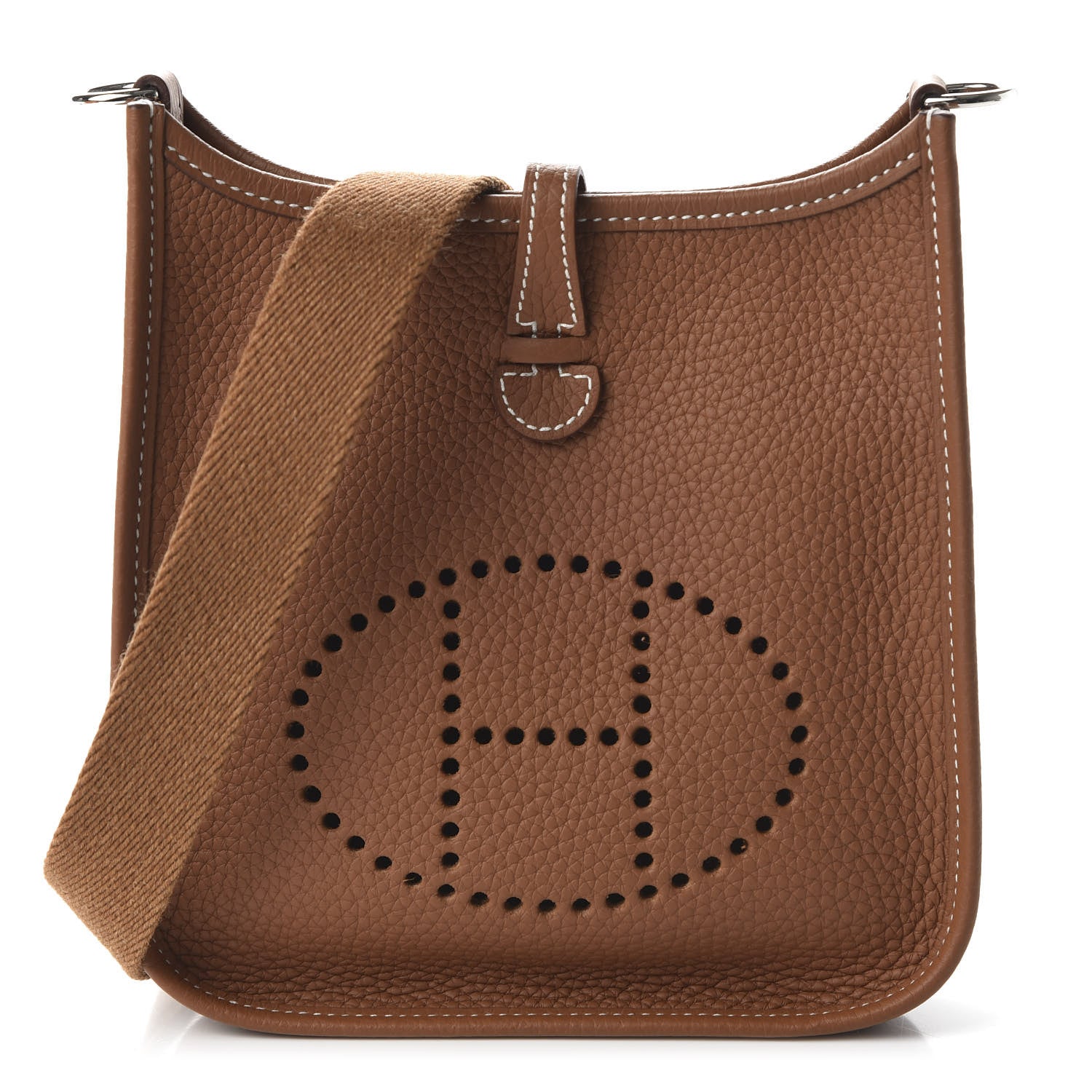 Hermes Taurillon Clemence Evelyne TPM Gold 1 of 10