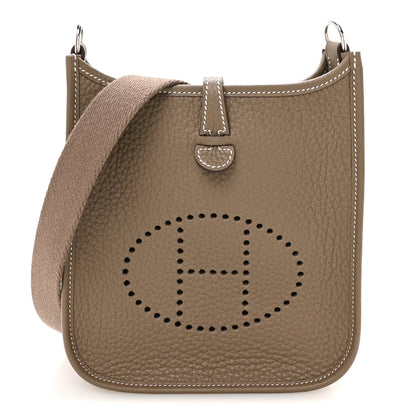 Hermes Taurillon Clemence Evelyne TPM Etoupe 1 of 11