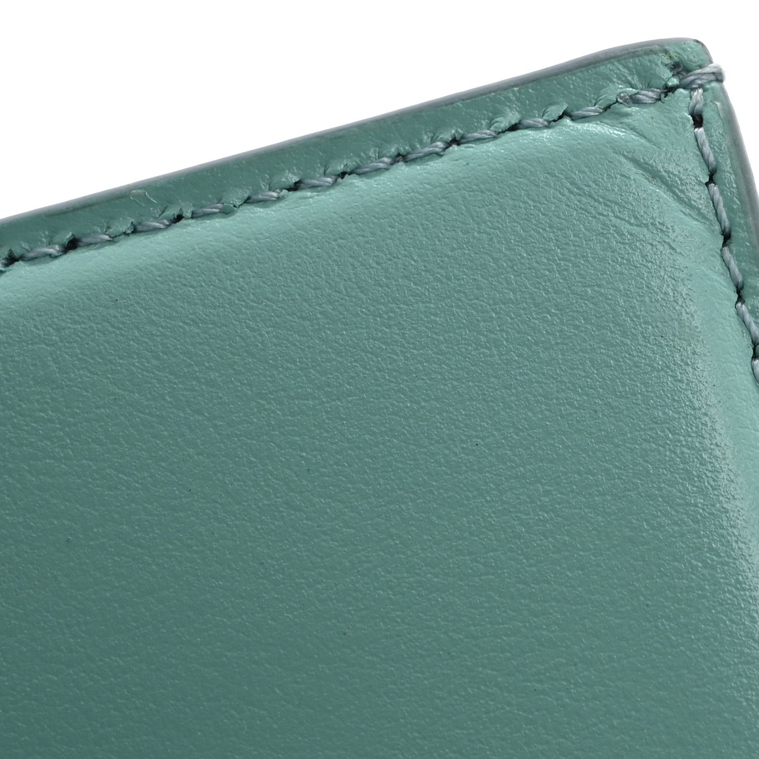 Tom Ford Calfskin Crocodile Embossed Bi-Fold Card Case Pastel Turquoise 10 of 11