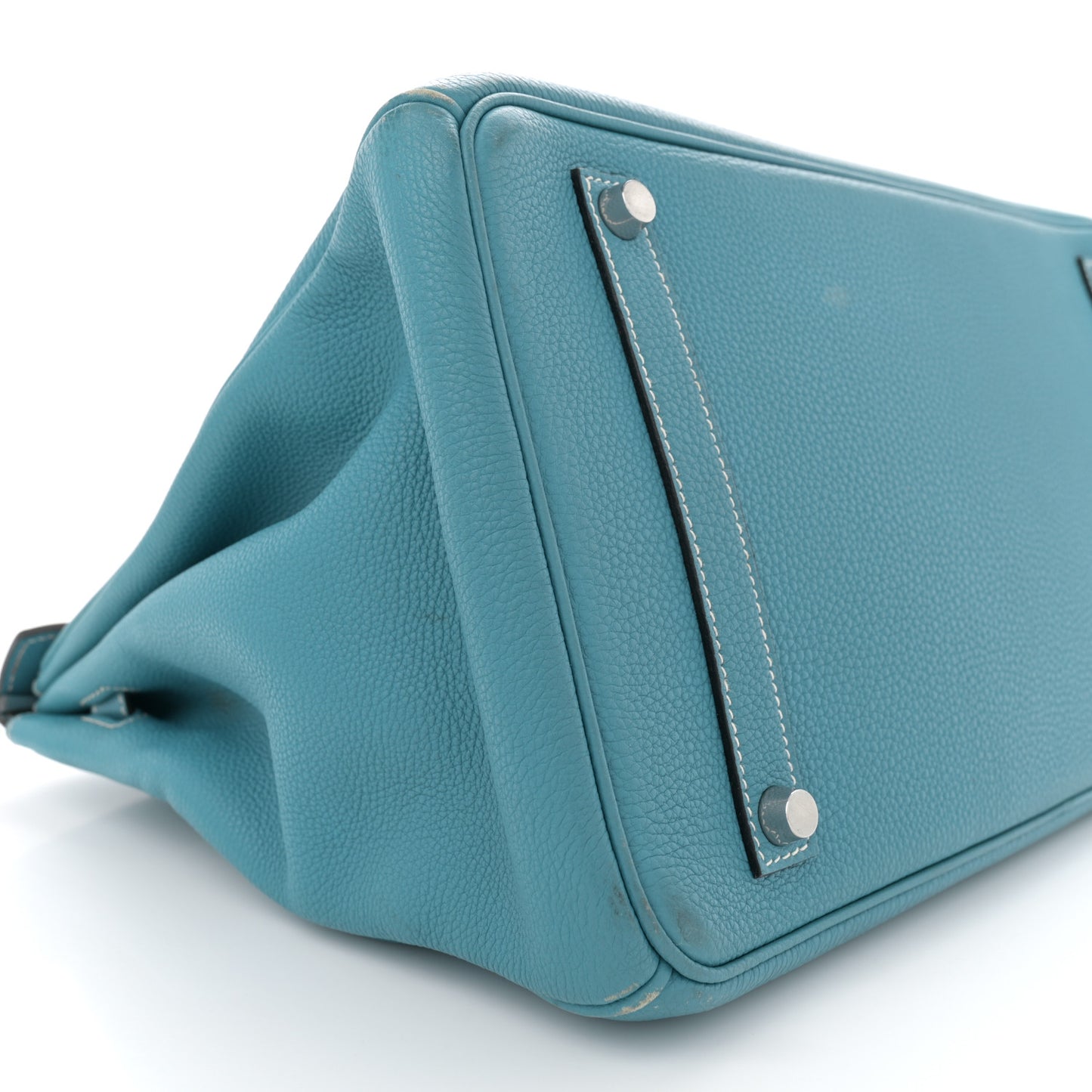 Taurillon Clemence Birkin 35 Blue Jean