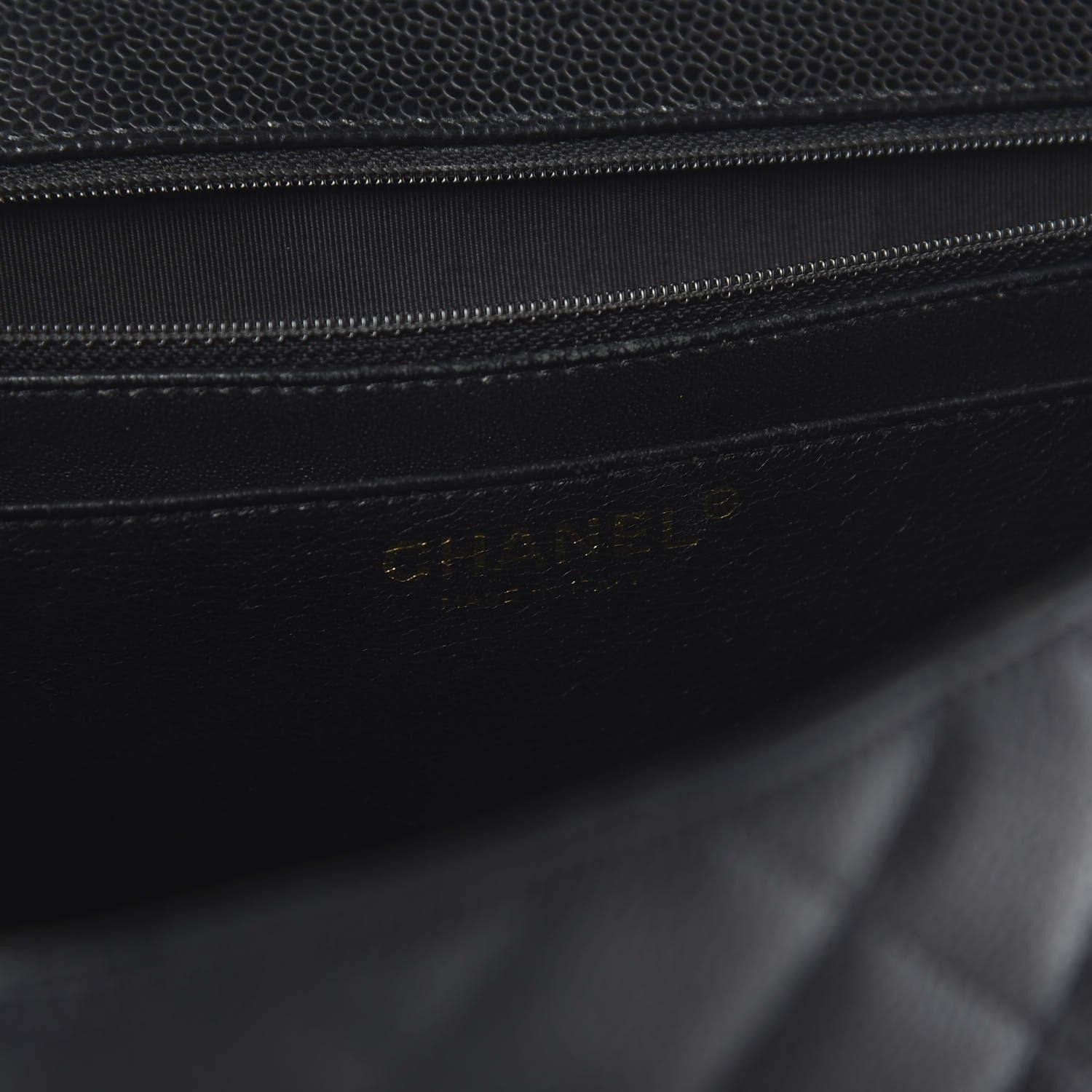 Chanel Caviar Quilted Maxi Single Flap Black 8 of 12