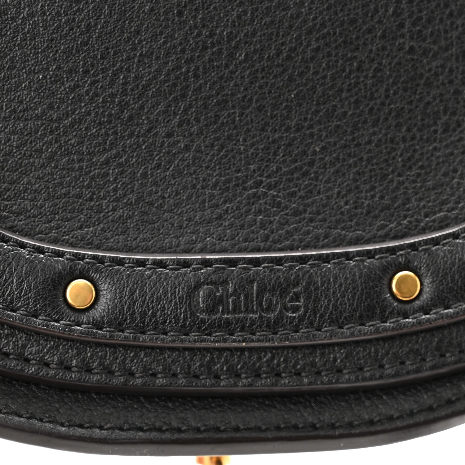 Chloe Calfskin Small Nile Bracelet Minaudiere Bag Black 7 of 10