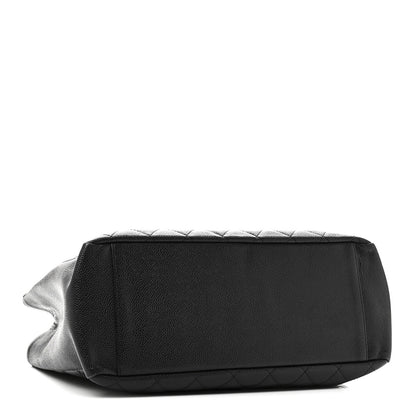 Chanel Caviar Quilted Grand Shopping Tote GST Black 4 of 10