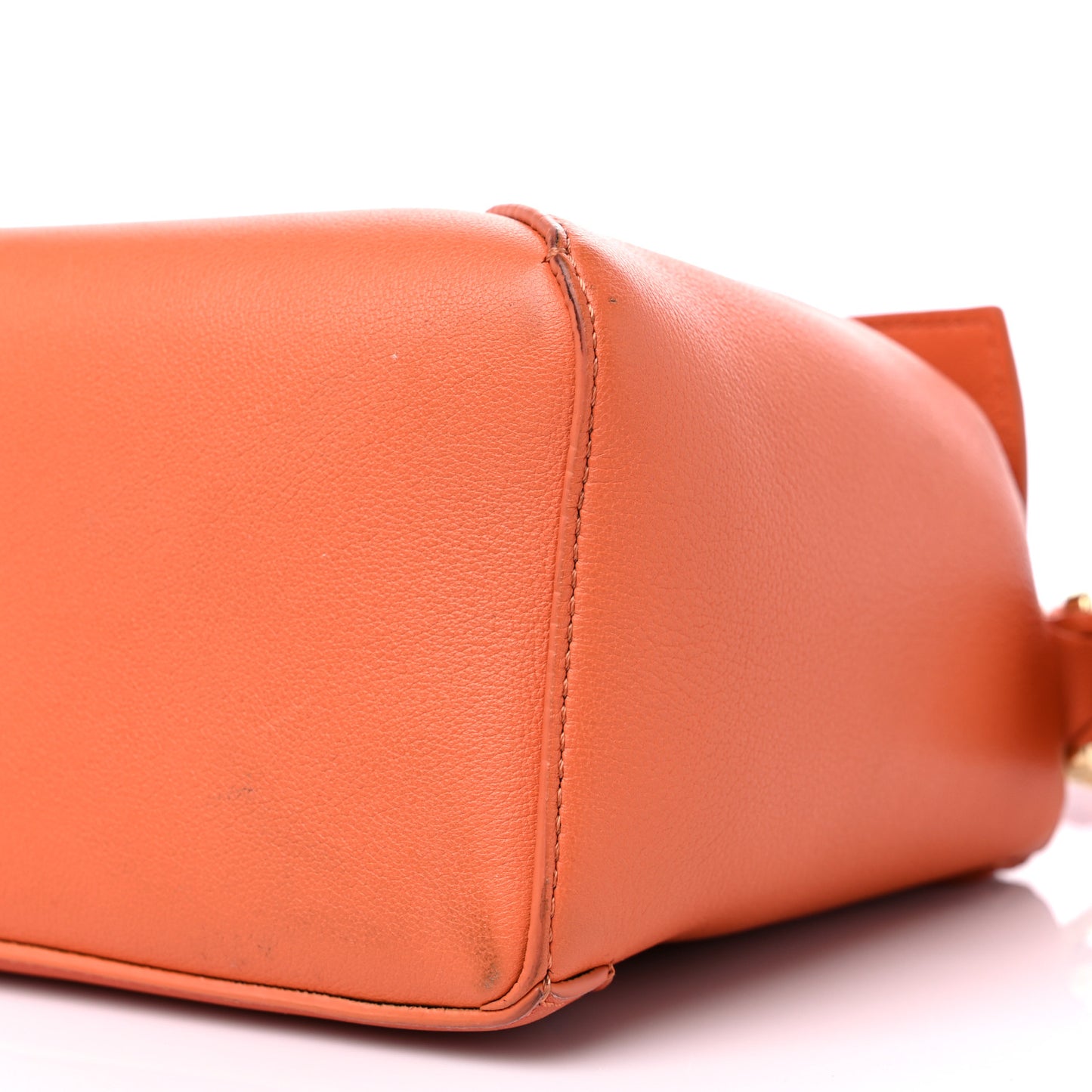 Calfskin Paula's Ibiza Degrade Mini Puzzle Bag Orange