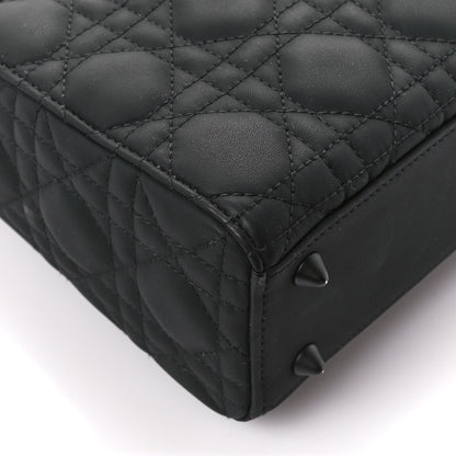 Christian Dior Ultra Matte Calfskin Cannage Small My ABCDior Lady Dior Black 9 of 10
