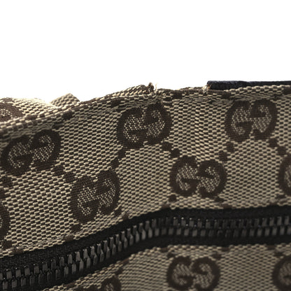 Gucci GG Monogram Double Pocket Belt Bag Dark Brown 11 of 12