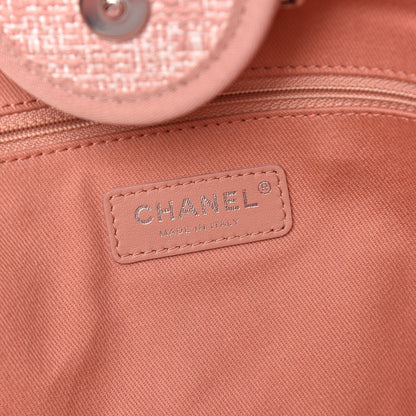 Chanel Canvas Large Deauville Tote Pink 6 of 9
