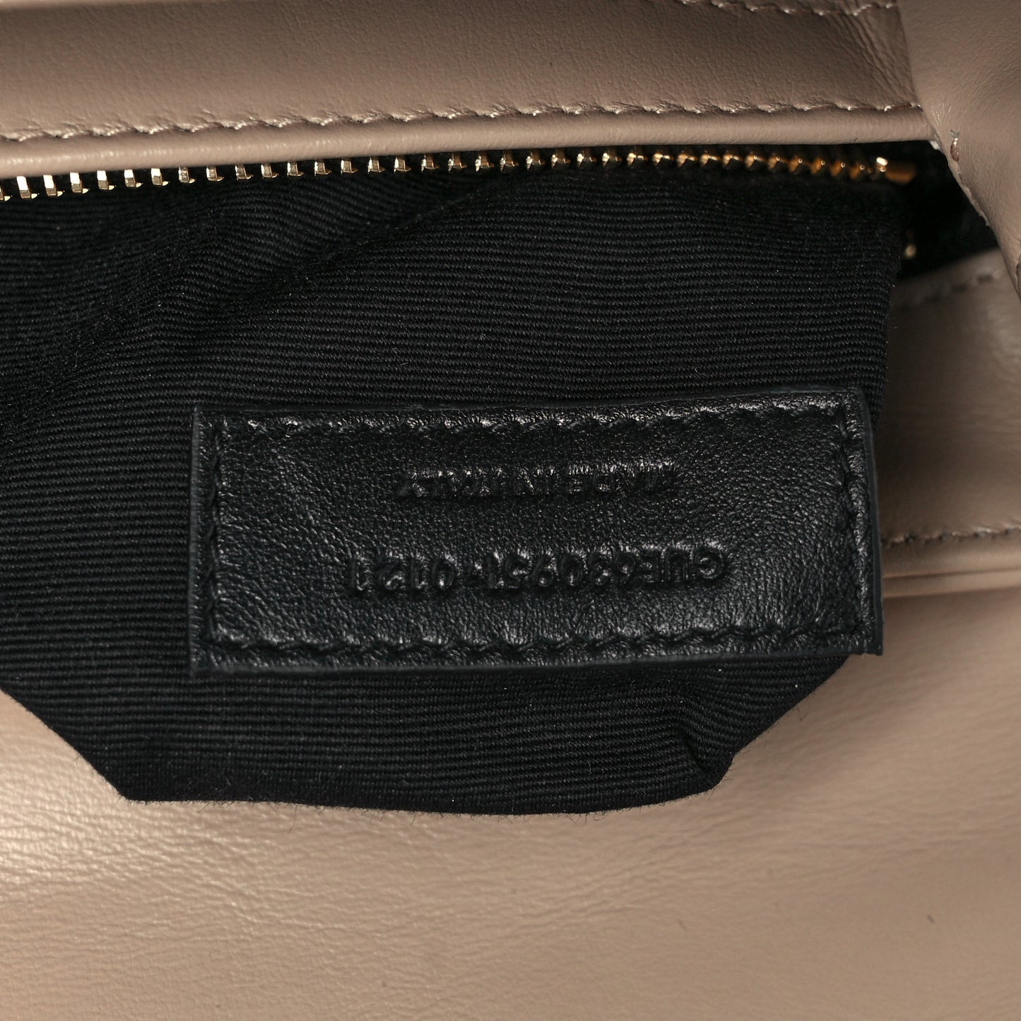 Calfskin Y Quilted Monogram Toy Loulou Crossbody Bag Dark Beige