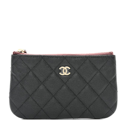 Chanel Caviar Quilted Small Cosmetic Case Black 1 of 8