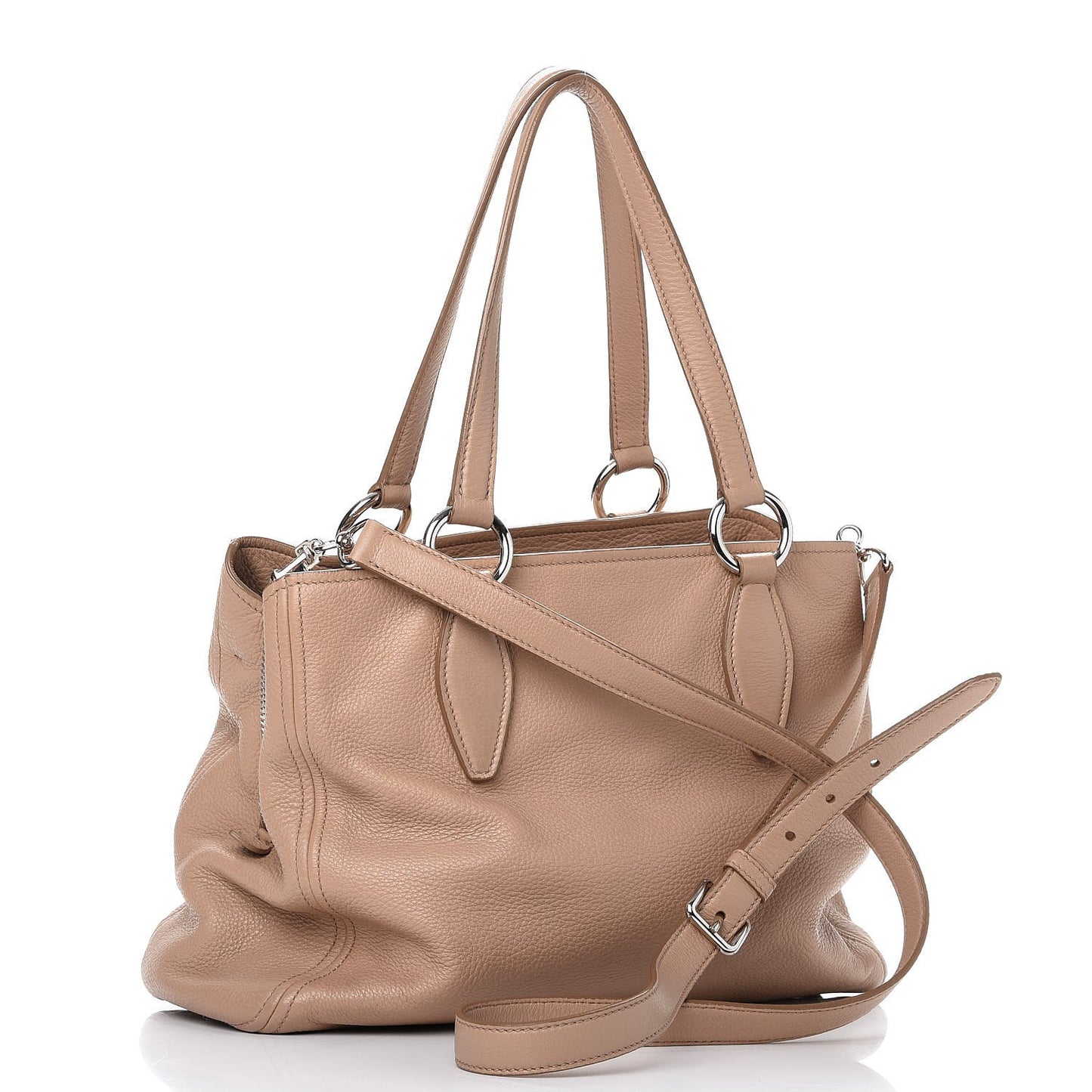 Vitello Phenix Shopping Tote Cammeo