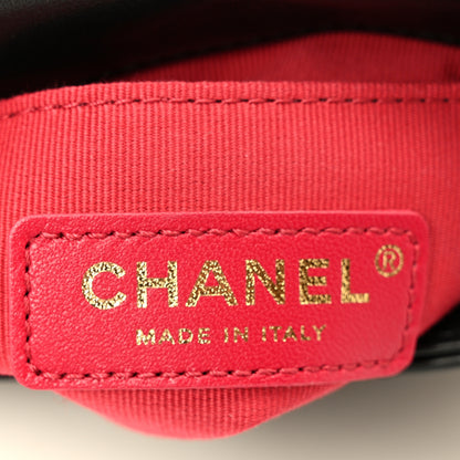 Chanel Calfskin Quilted Mini Framing Chain Bag Black 6 of 10