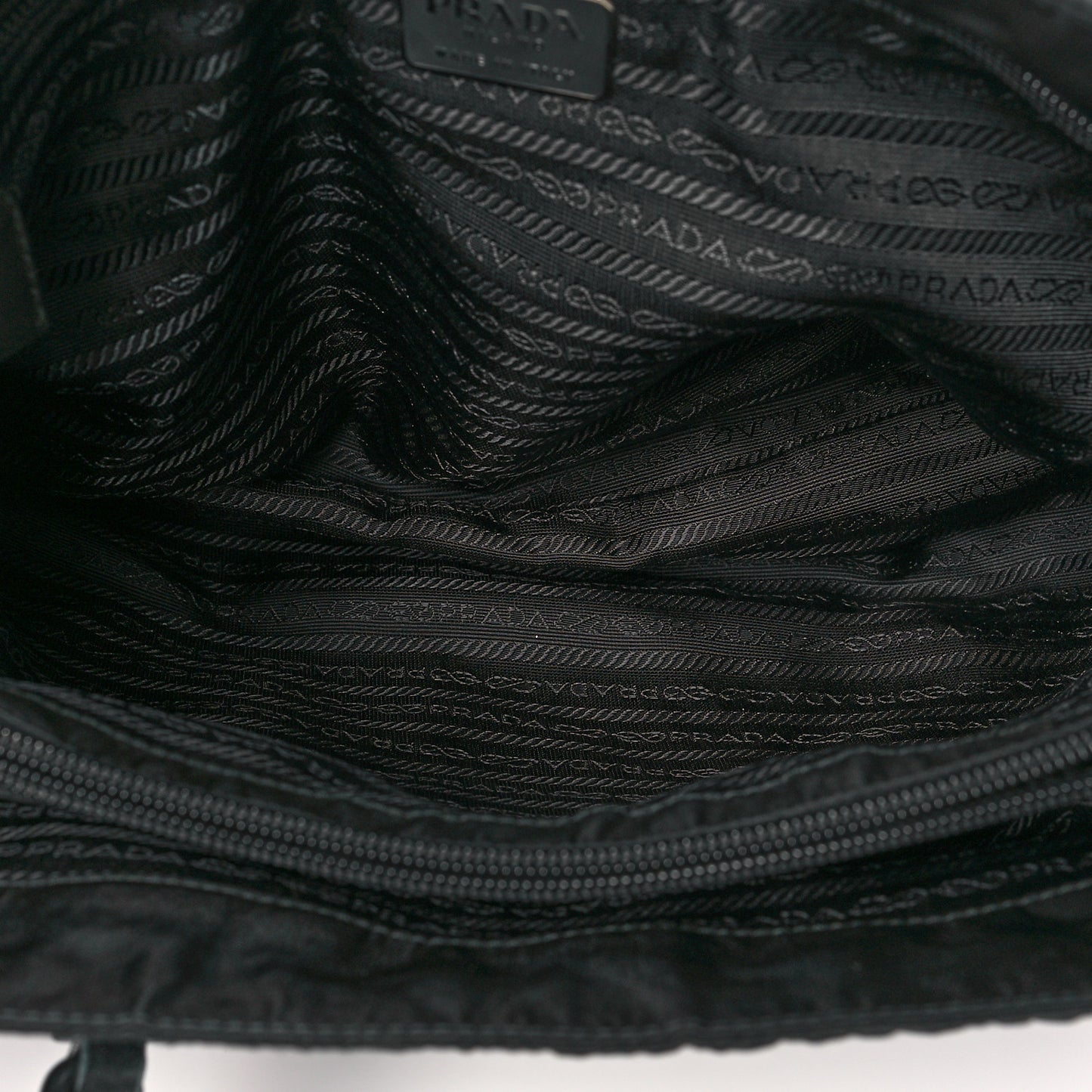 Tessuto Nylon Shoulder Bag Black