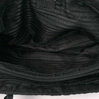 Prada Tessuto Nylon Shoulder Bag Black 4 of 7
