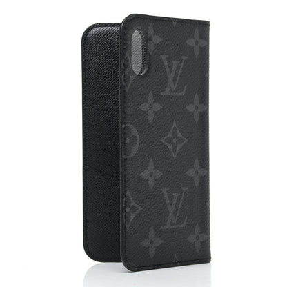 Louis Vuitton Monogram Eclipse iPhone X Folio Case 3 of 6