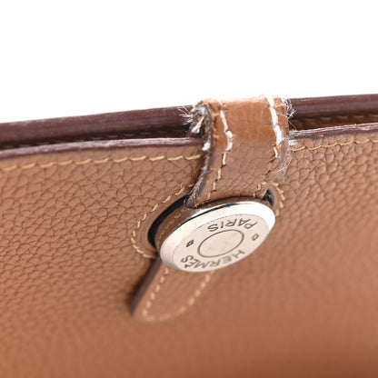 Hermes Togo Dogon Duo Wallet Gold 8 of 10