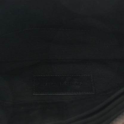 Saint Laurent SAINT LAURENT Suede Calfskin Small Fringe Crossbody Bag Black 5 of 15