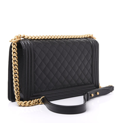 Chanel Caviar Quilted New Medium Boy Flap Black 2 of 9