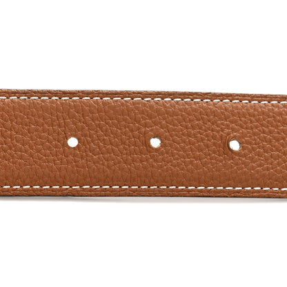 Hermes Box Togo 32mm Ancre Belt 110 44 Black Gold 4 of 8