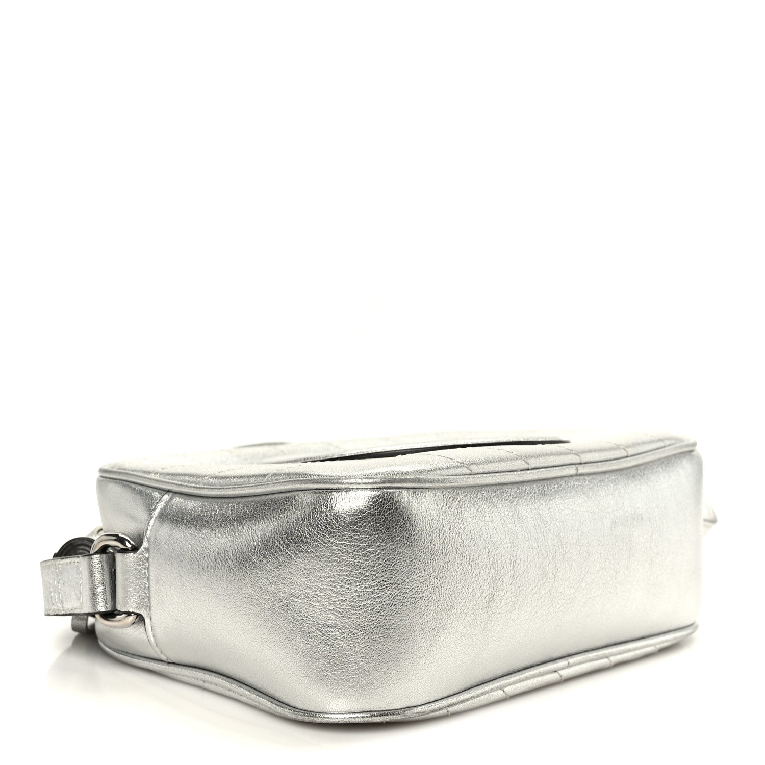 Gucci Metallic Sakai Be Green Calfskin Diagonal Stitched Small