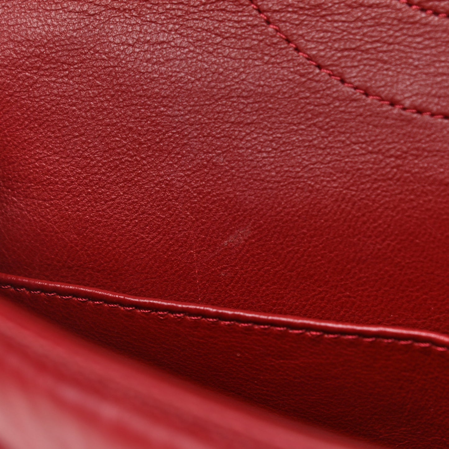 Aged Calfskin Quilted 2.55 Reissue 227 Flap Red