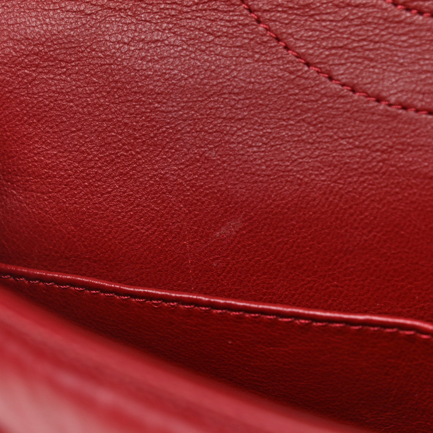 Chanel Aged Calfskin Quilted 2.55 Reissue 227 Flap Red 12 of 14