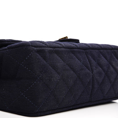 Chanel Jersey Quilted 2.55 Reissue 227 Flap Navy 9 of 10