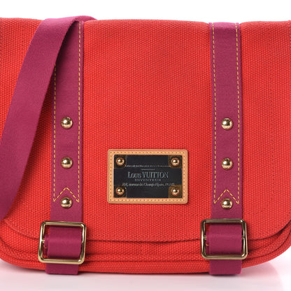 Louis Vuitton Antigua Besace PM Messenger Red 9 of 9