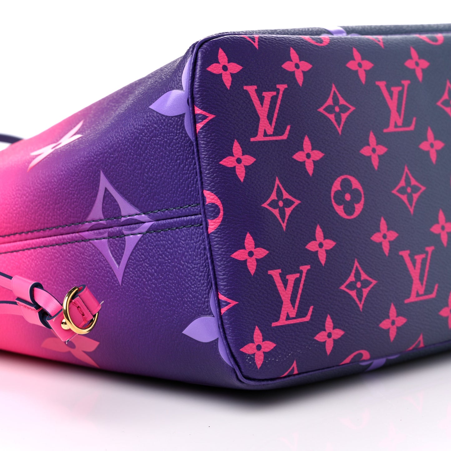 Monogram Giant Spring In The City Neverfull MM Midnight Fuchsia