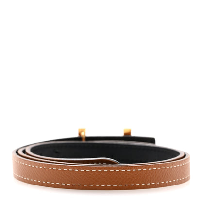 Hermes Swift Epsom 13mm Focus Belt 65 Black Gold 2 of 7