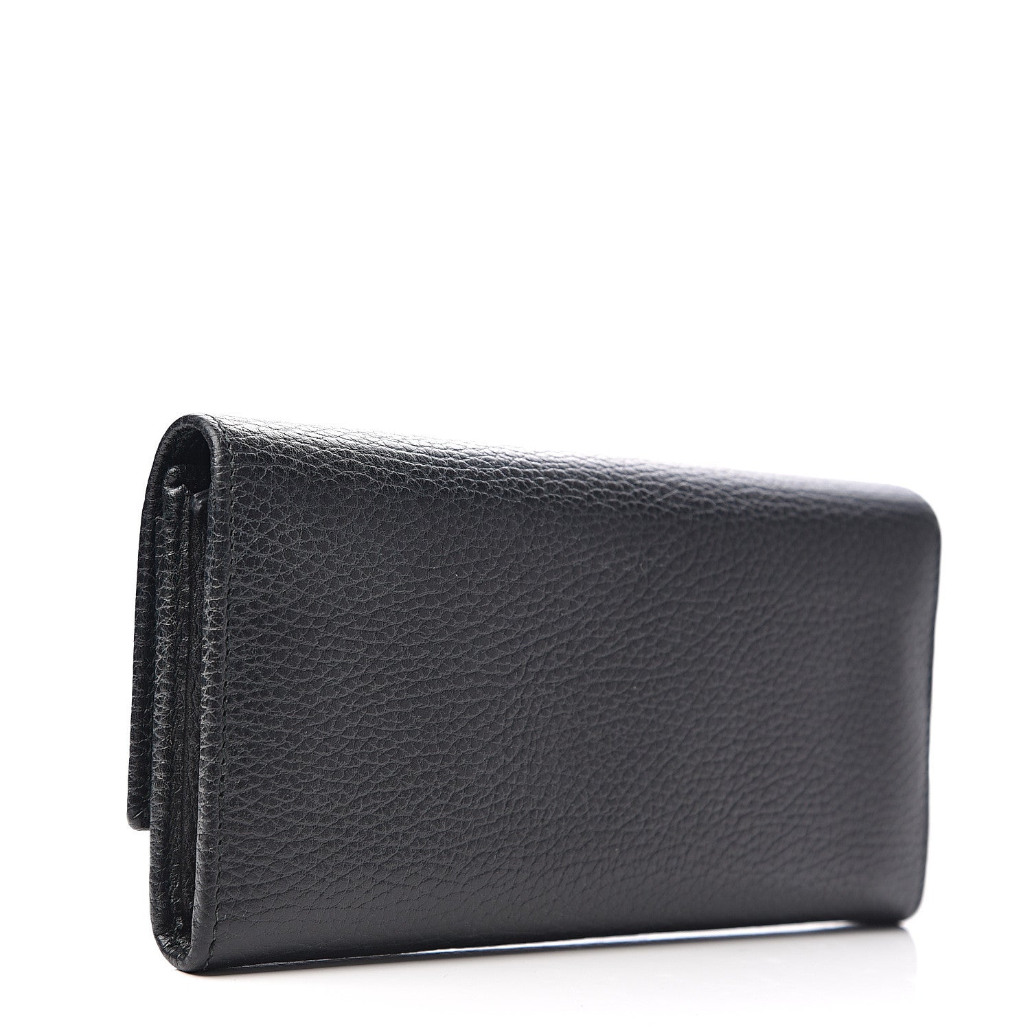 Gucci Dollar Calfskin GG Marmont Continental Wallet Black 2 of 8