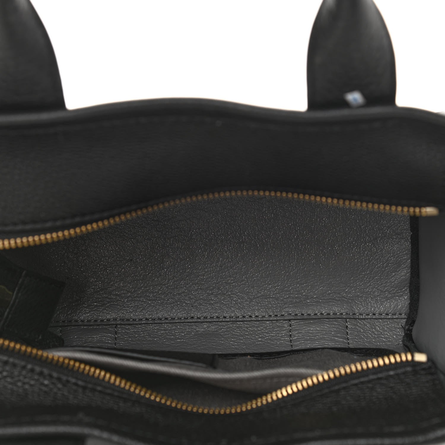 Marc Jacobs Grained Calfskin Small The Tote Bag Black 5 of 11