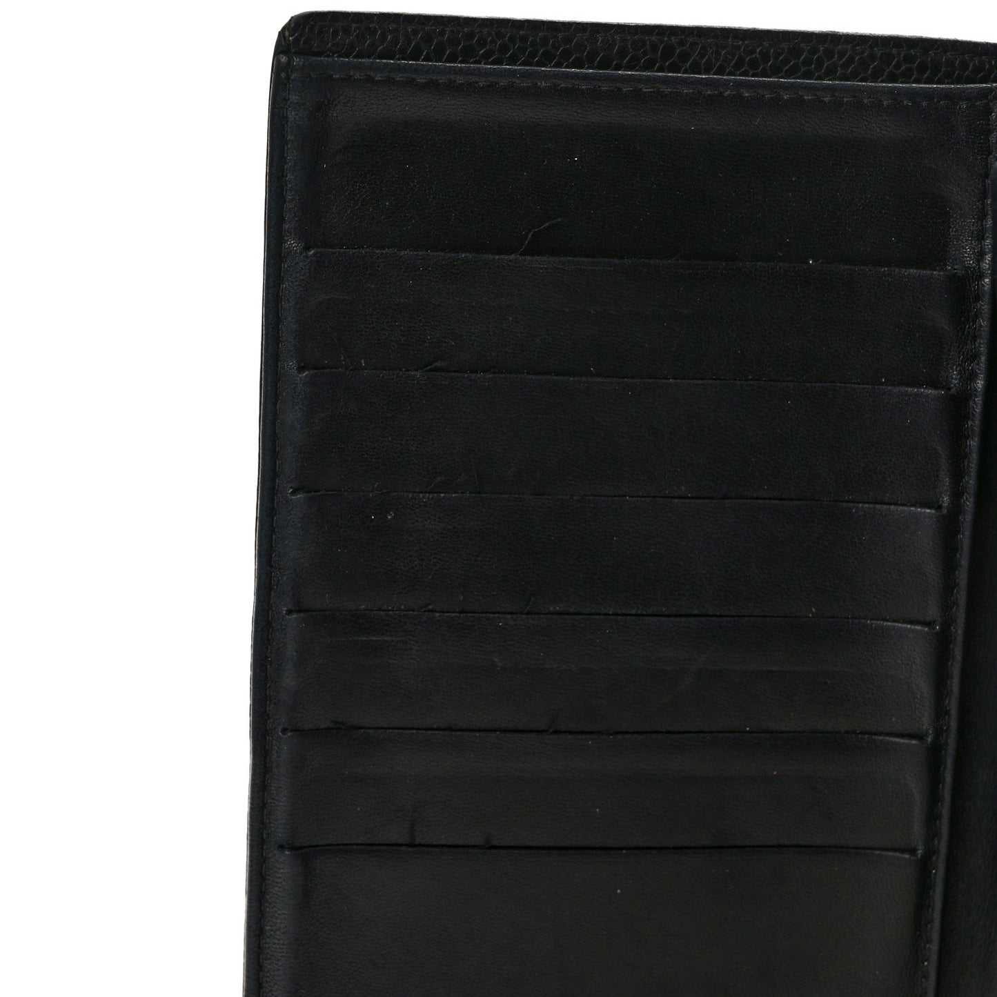 Caviar Timeless CC French Wallet Black