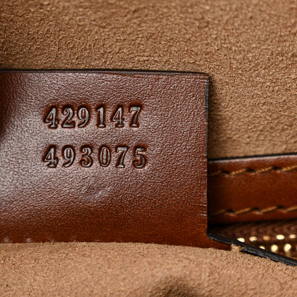 Gucci GG Supreme Monogram Linea A Foldover Tote Brown 7 of 16