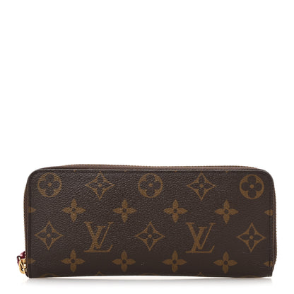Louis Vuitton Monogram Clemence Wallet Fuchsia 1 of 11