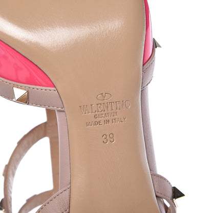 Valentino Garavani Patent Nappa Rockstud Ankle Strap 65mm Pumps 39 Peony Poudre 8 of 8