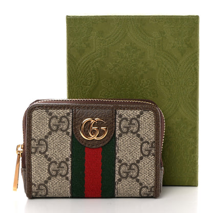 Gucci GG Supreme Monogram Web Ophidia Playing Card Case Beige New Acero 12 of 12