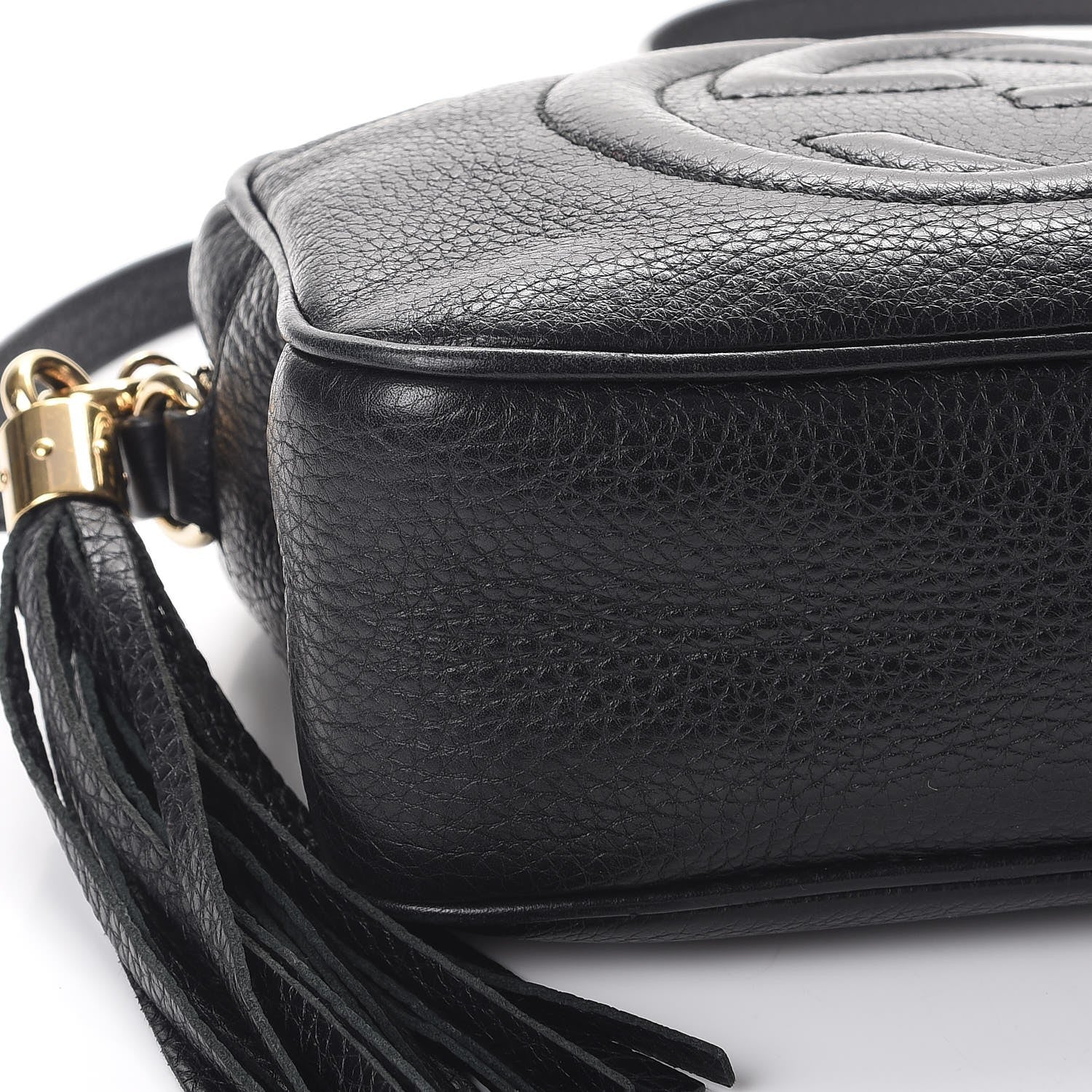 Gucci Pebbled Calfskin Small Soho Disco Bag Black 10 of 11