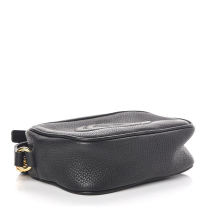 Gucci Pebbled Calfskin Mini Soho Disco Bag Black 4 of 12