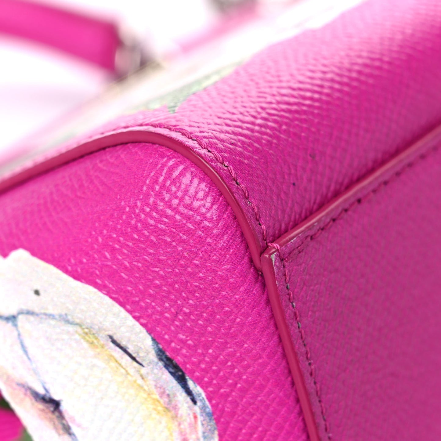 Dauphine Flora Print Small Miss Sicily Satchel Pink