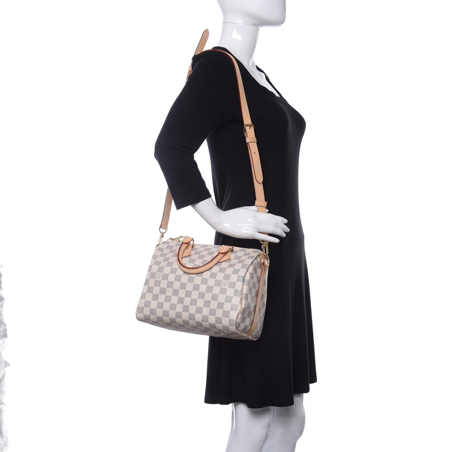 Damier Azur Speedy Bandouliere 25