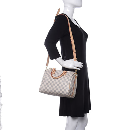 Louis Vuitton Damier Azur Speedy Bandouliere 25 2 of 10