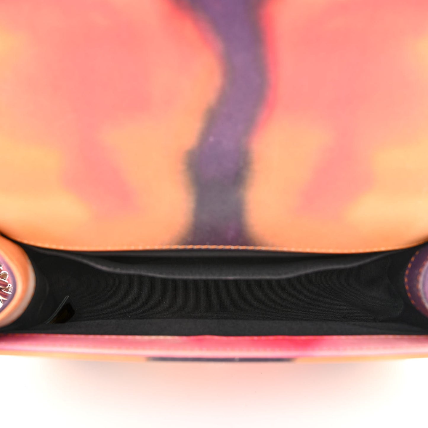 Printed Lambskin Quilted Medium Flower Power Boy Flap