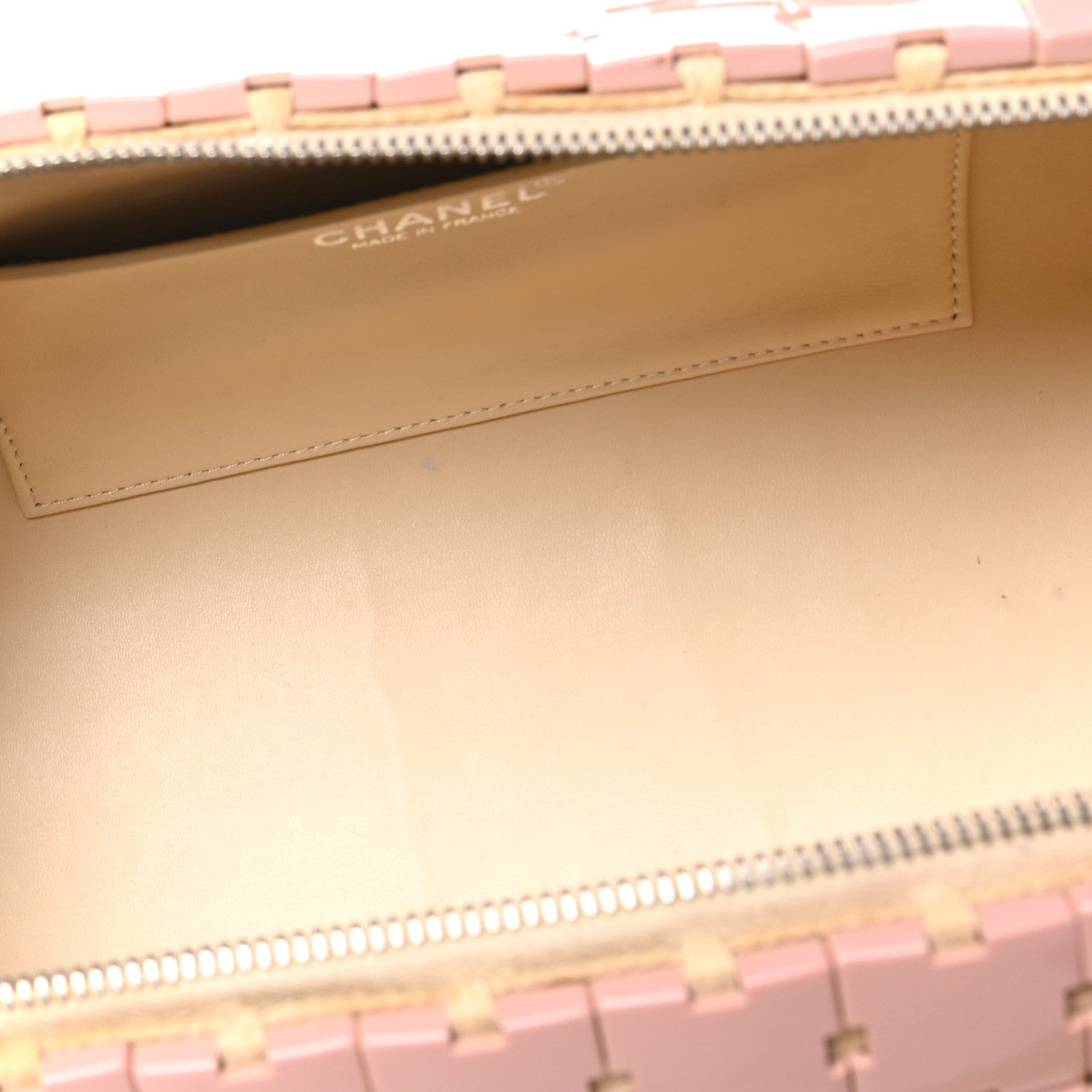 Chanel Lambskin Resin Tile Bowler Pink 5 of 11