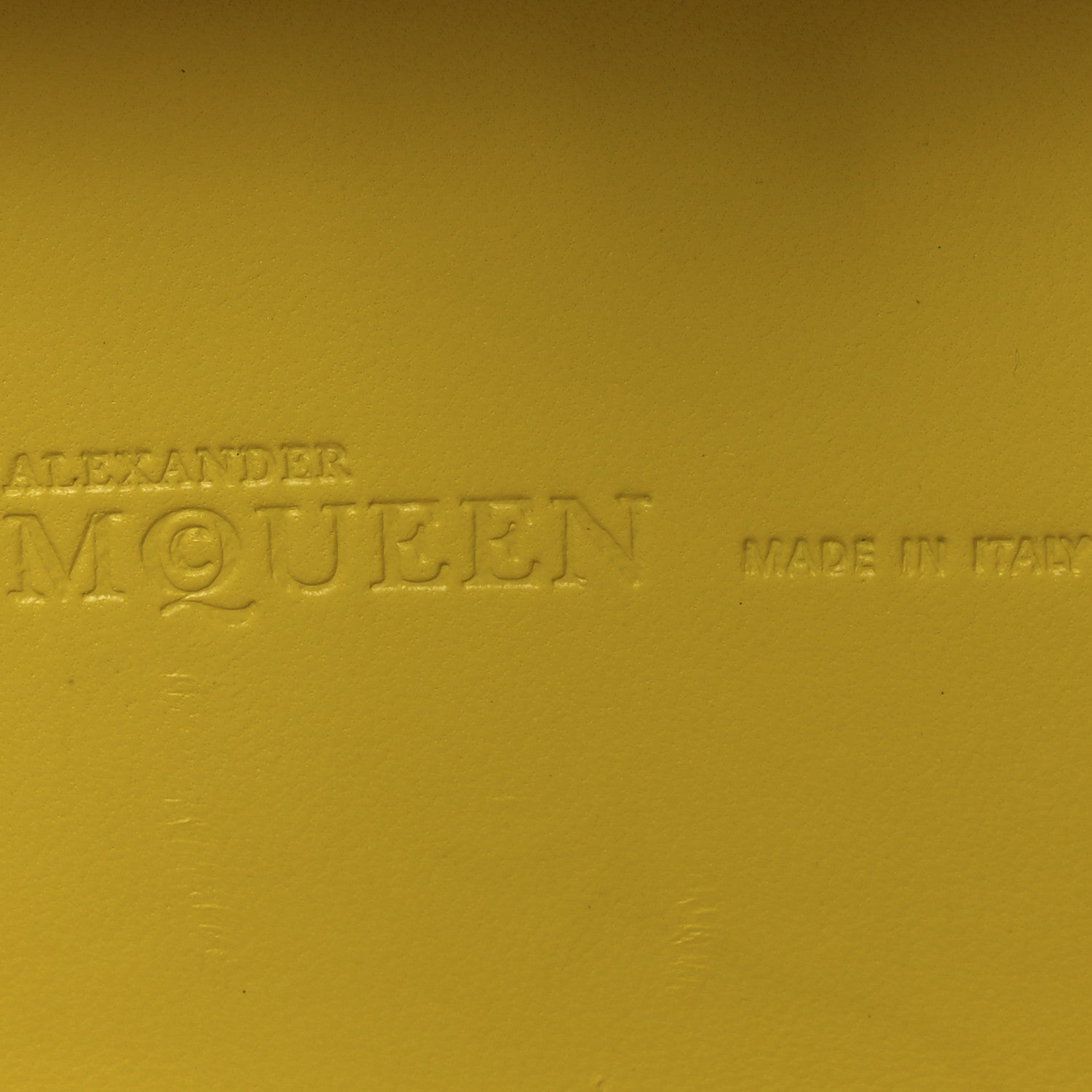 Alexander McQueen Snakeskin Skull Box Clutch Bright Yellow 6 of 10