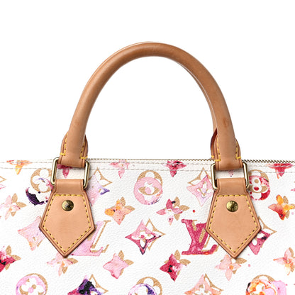 Louis Vuitton Watercolor Aquarelle Speedy 30 White 15 of 15
