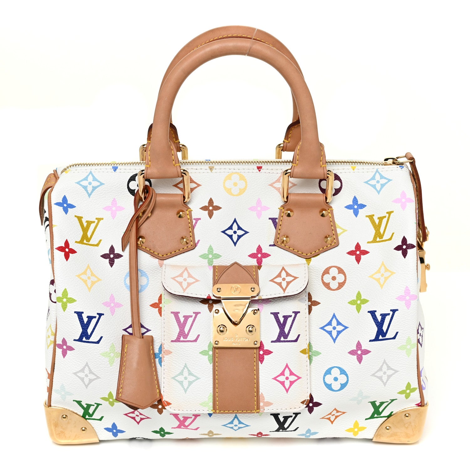 Louis Vuitton Monogram Multicolor Speedy 30 White 1 of 13