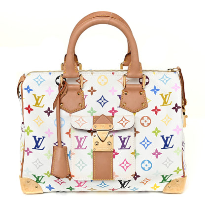 Louis Vuitton Monogram Multicolor Speedy 30 White 1 of 13