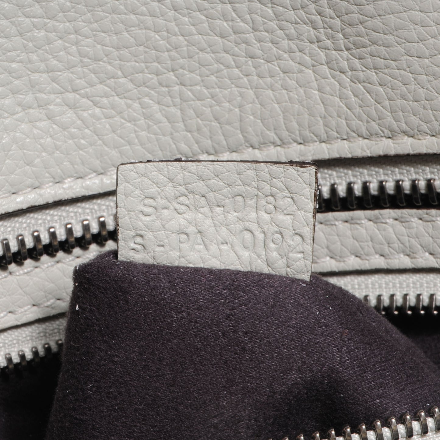 Drummed Leather Micro Luggage Lune