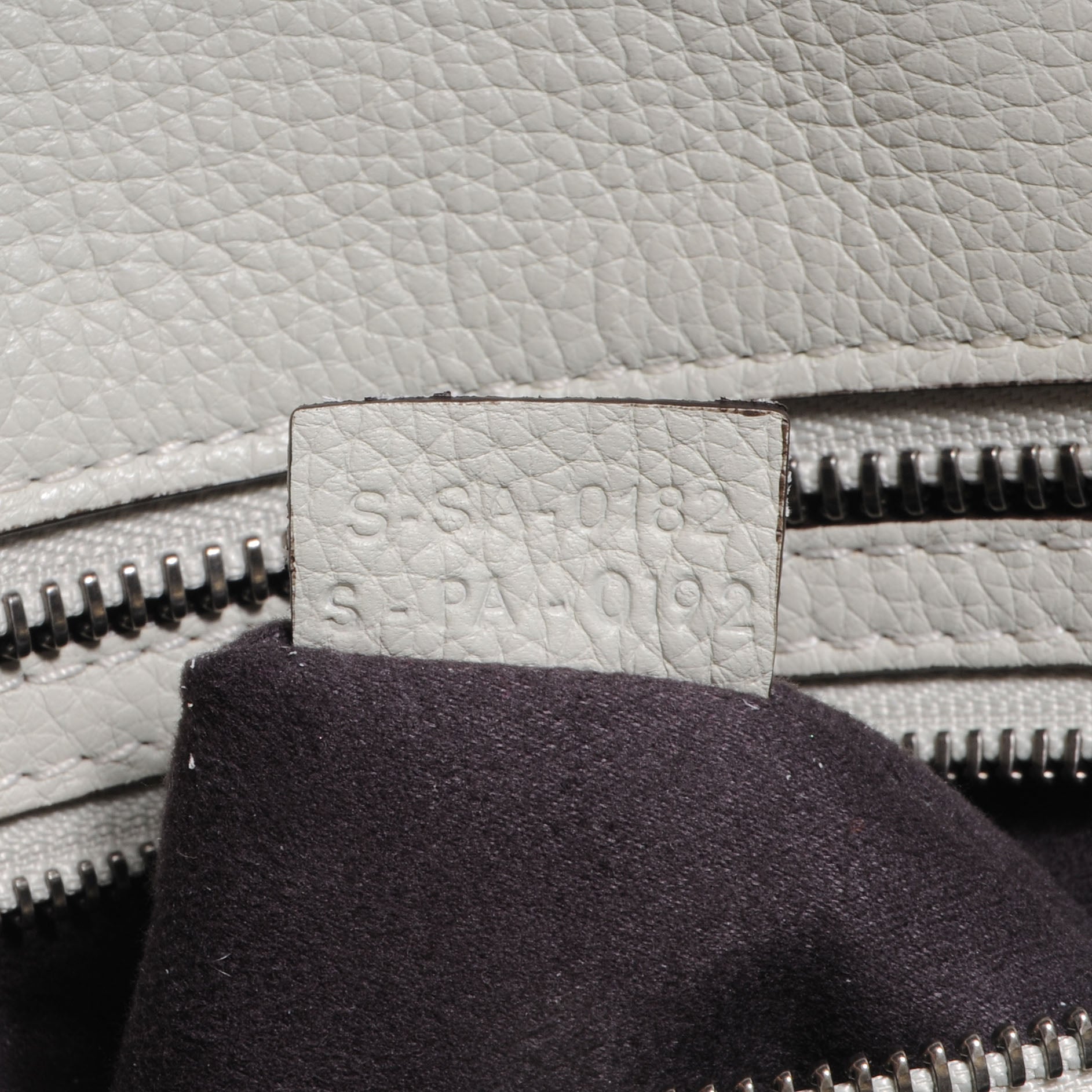 Celine Drummed Leather Micro Luggage Lune 7 of 8