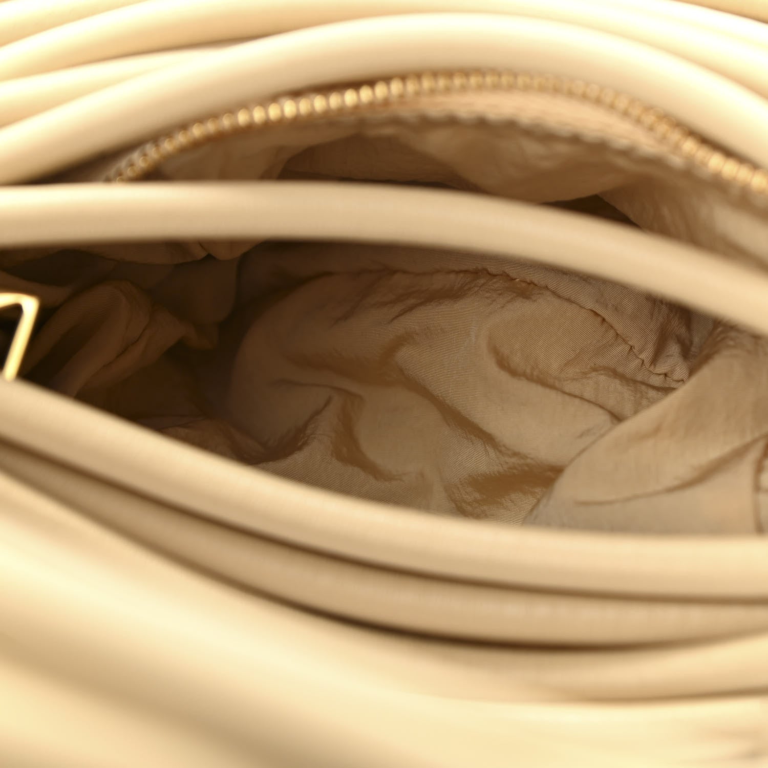 Bottega Veneta Nappa Mini Tubular Double Knot Porridge 5 of 12